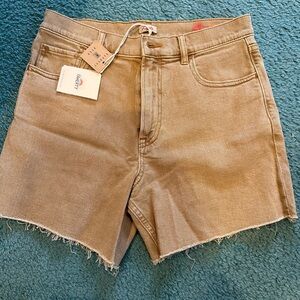 Faherty Khaki Denim Shorts